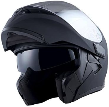 1Storm Matte Black Motorcycle Helmets