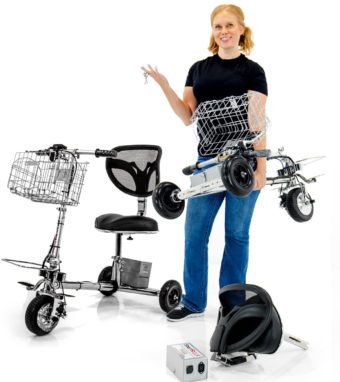 创新移动产品带座椅电动滑板车
